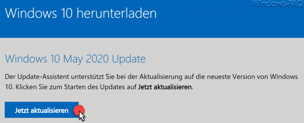 Download Windows 10 Mai 2020 Update 2004 ISO