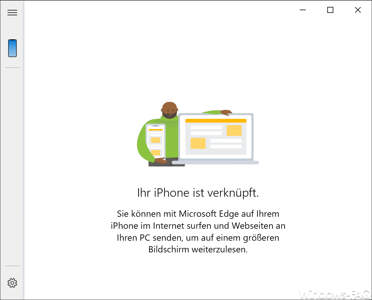 iPhone oder Android Smartphone mit Windows 10 verbinden