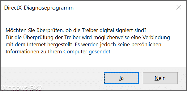 Treiber digital signiert