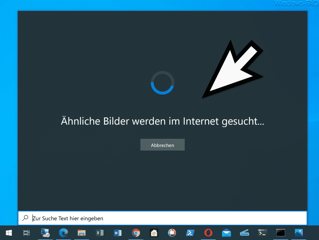 Ähnliche Bilder werden im Internet gesucht...