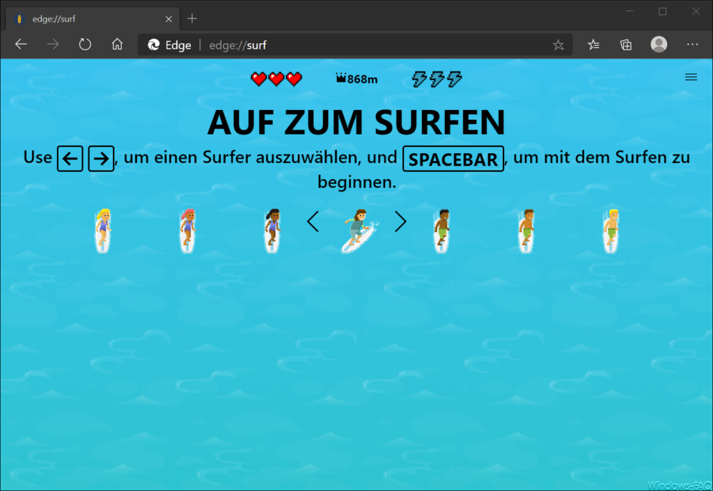Auf zum Surfen im Edge Chromium