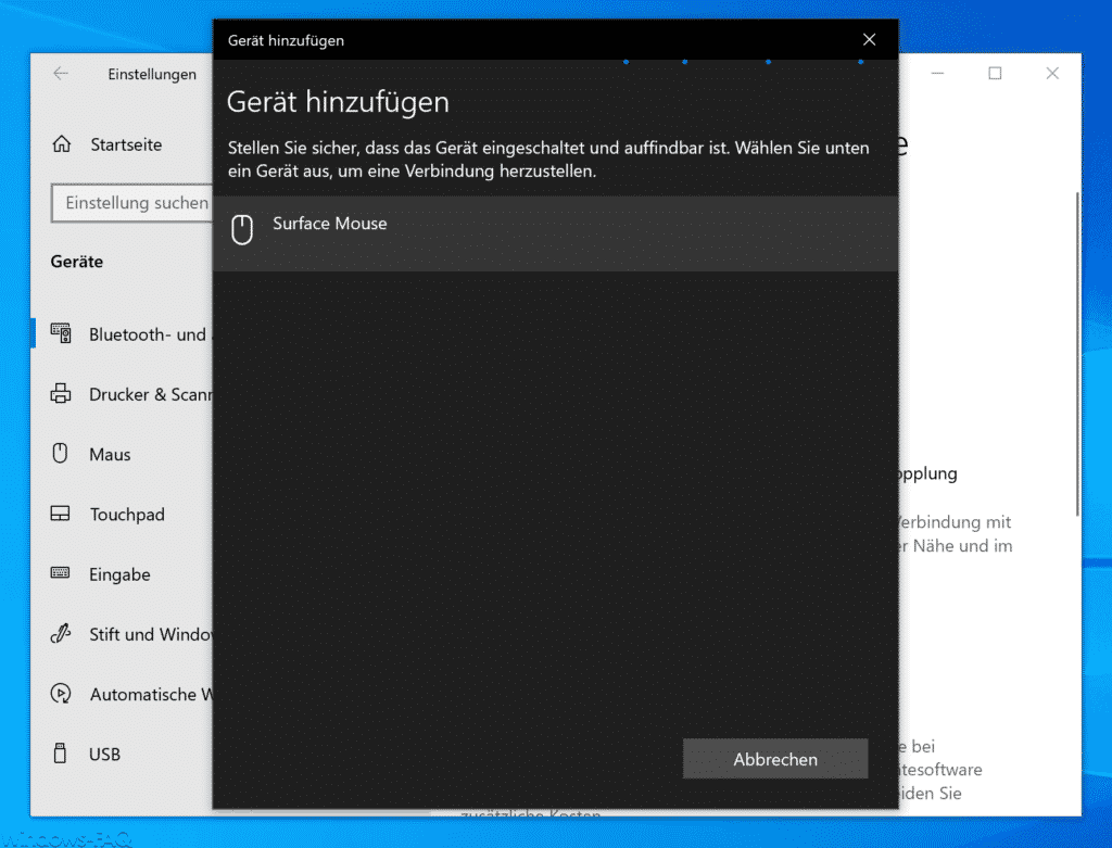 Bluetooth Gerät hinzufügen