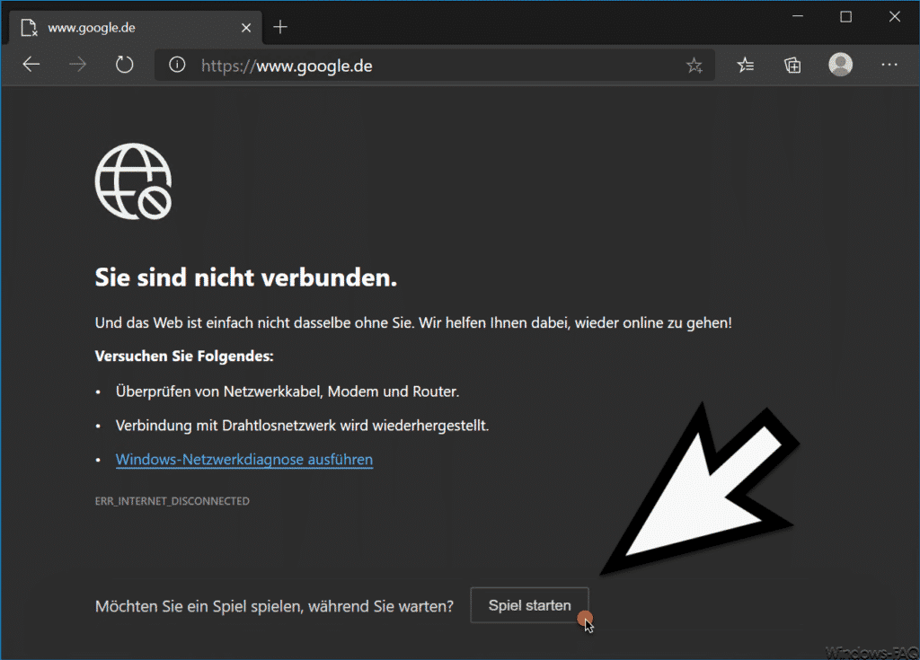 Edge Chromium Spiel starten