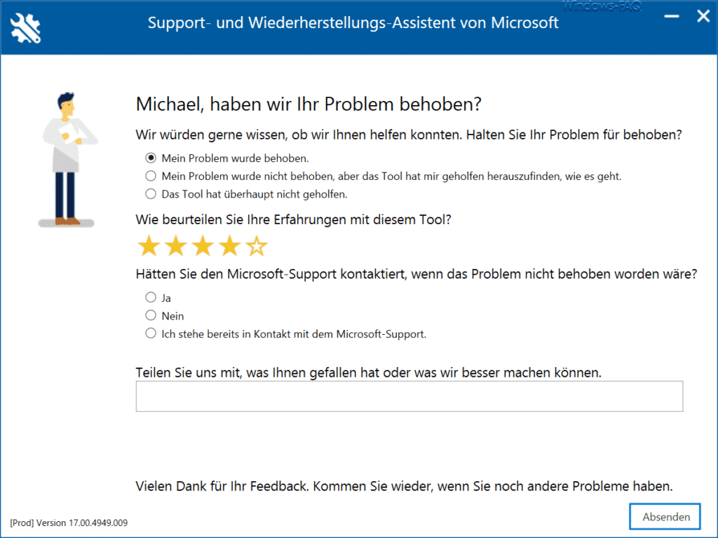 SaRA wurde das Problem behoben?