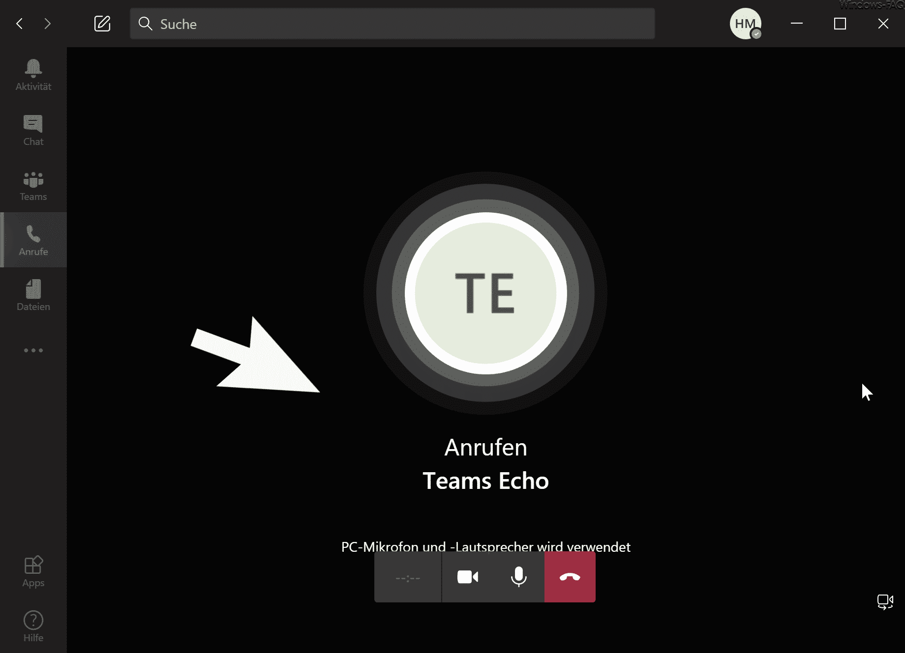 Testanruf im Microsoft Teams durchführen um Kamera und Mikrofon zu testen