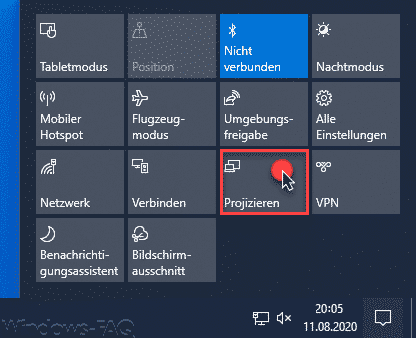 Windows 10 Projizieren