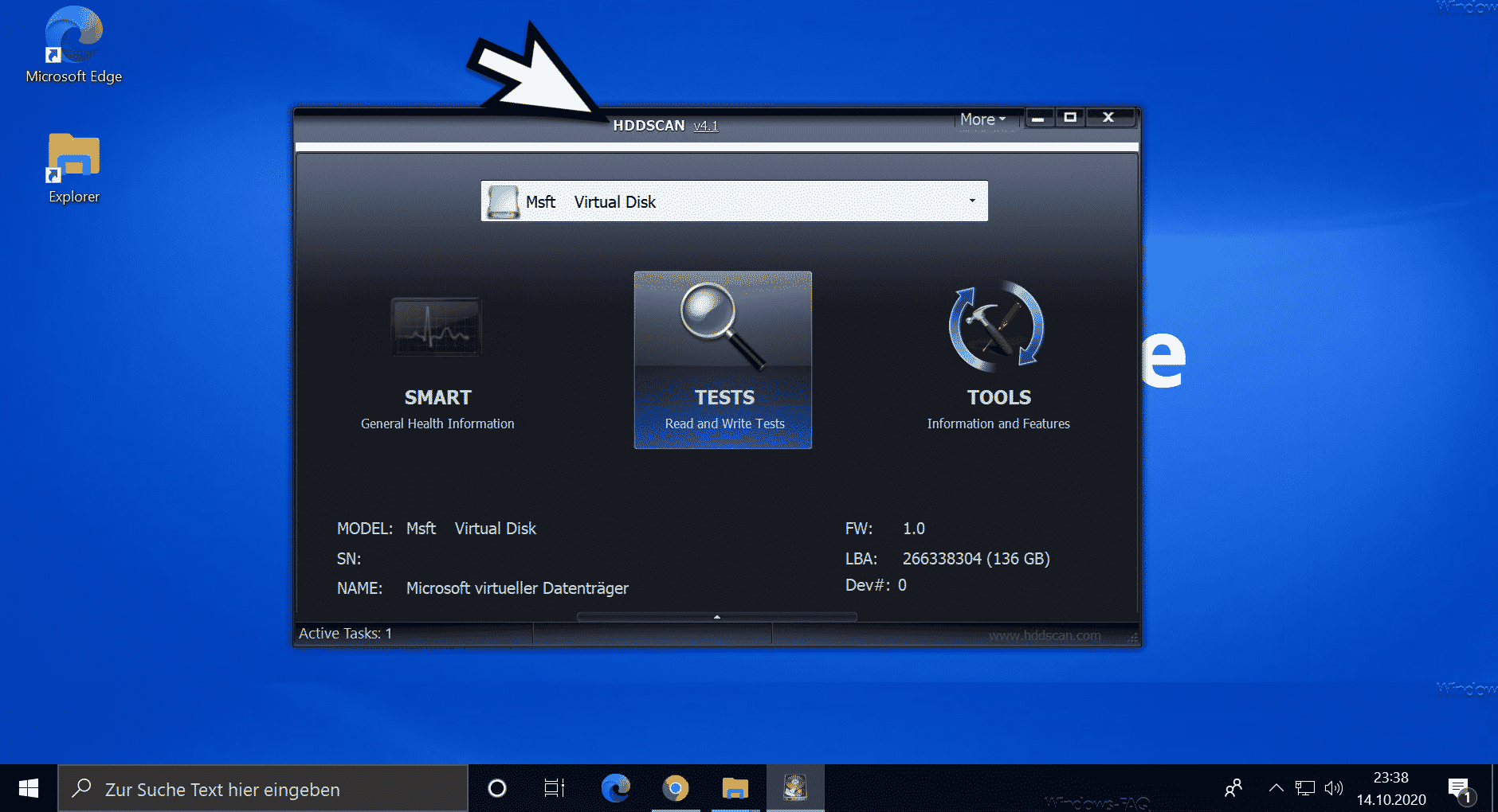 Windows Tools um Festplatten auf defekte Sektoren oder Fehler zu prüfen (SMART)