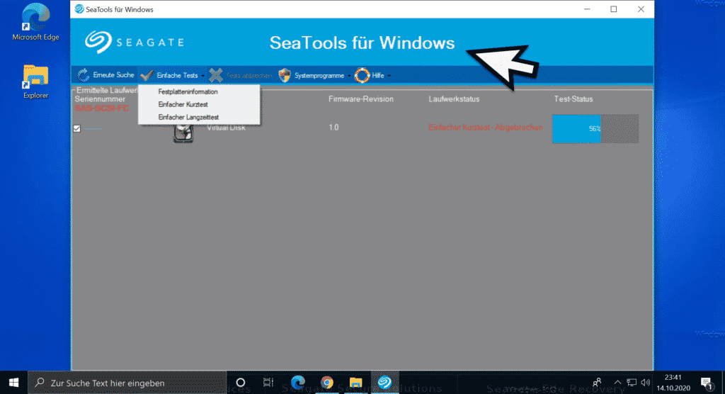 SeaTools für Windows
