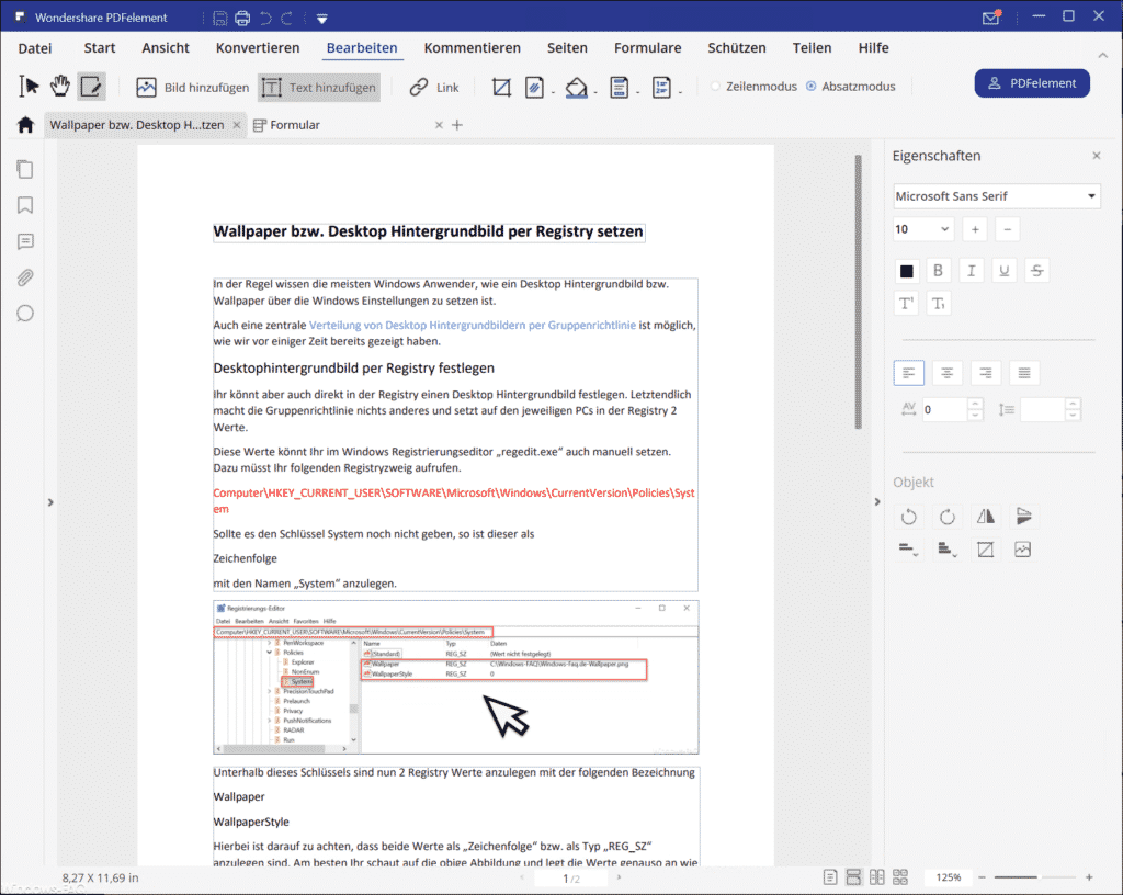 PDF bearbeiten