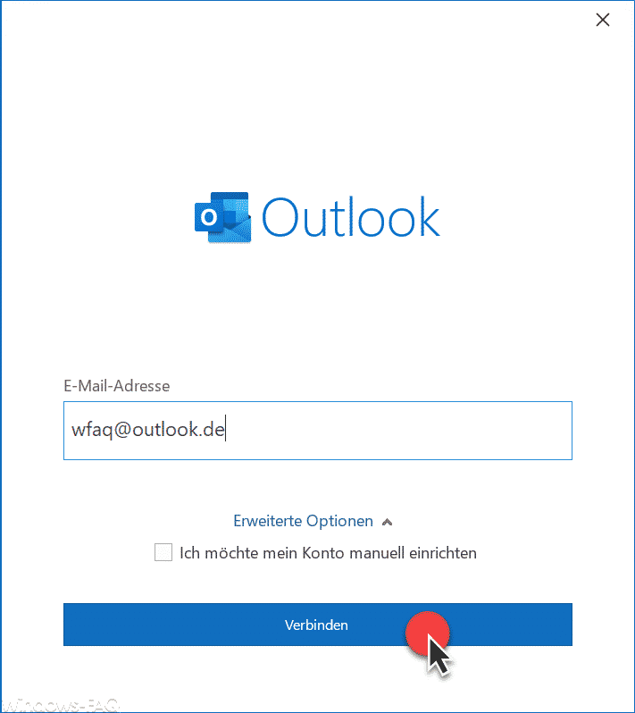 Outlook.com, Hotmail, Live oder MSN E-Mail Account mit Outlook bearbeiten