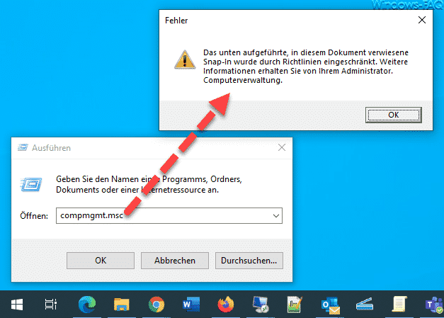 Zugriff auf Computerverwaltung per GPO verhindern