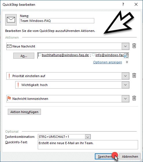 Mit QuickSteps die Arbeit im Outlook vereinfachen