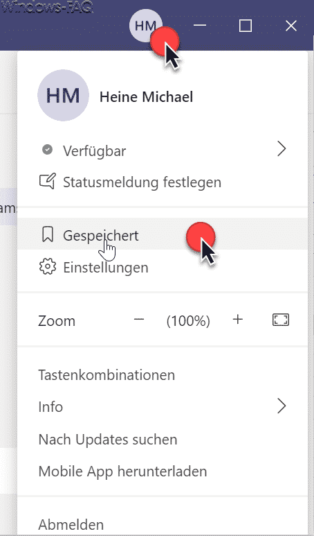 Wichtige Nachrichten im Microsoft Teams speichern bzw. markieren