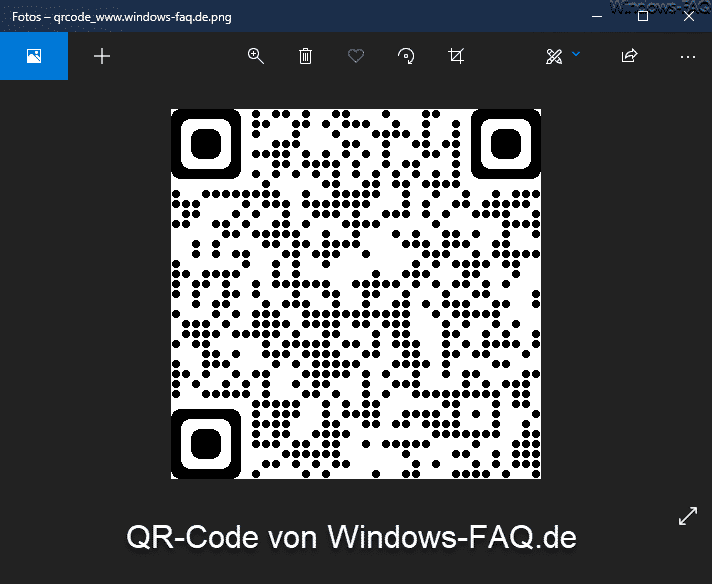 Von einer Webseite einen QR-Code erstellen mit dem Edge Chromium