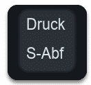 Bildschirmausschnitt Tool aufrufen beim Betätigen der Druck-Taste