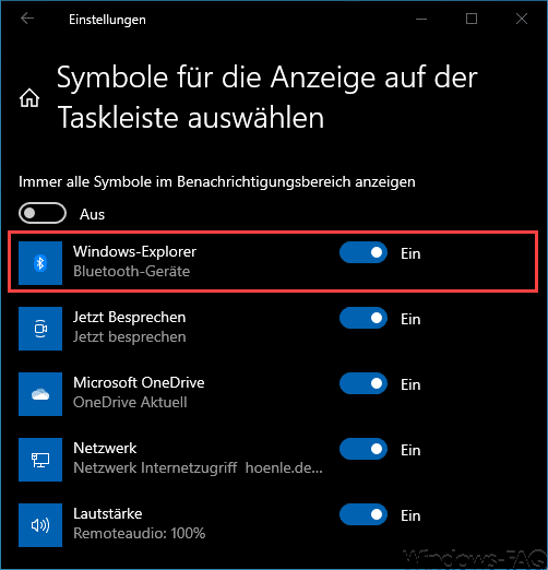Windows-Explorer Bluetooth-Geräte