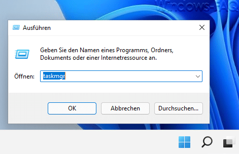 taskmgr Windows 11