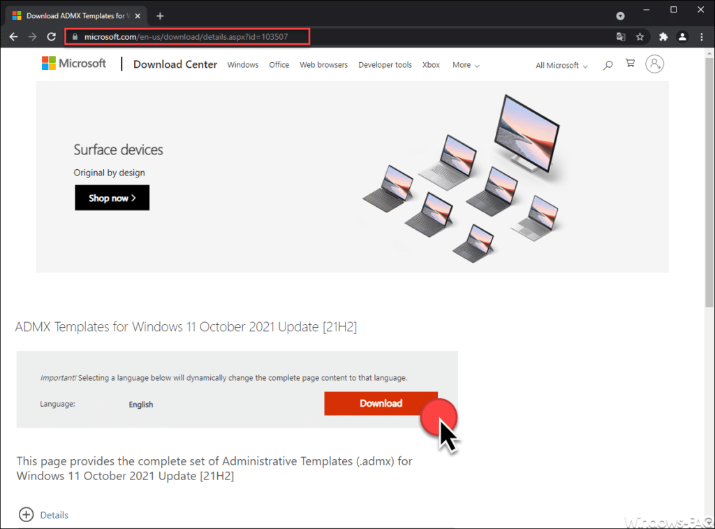 ADMX Templates Windows 11