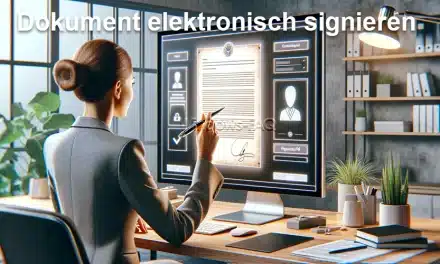 Wie Sie PDF-Dokumente ohne Druckvorgang elektronisch signieren