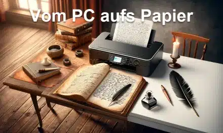 Vom PC aufs Papier