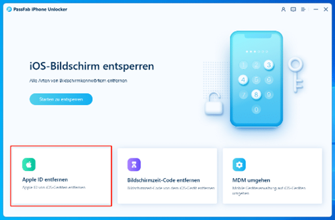 iOS Bildschirm entsperren