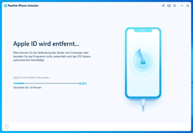 Apple ID wird entfernt