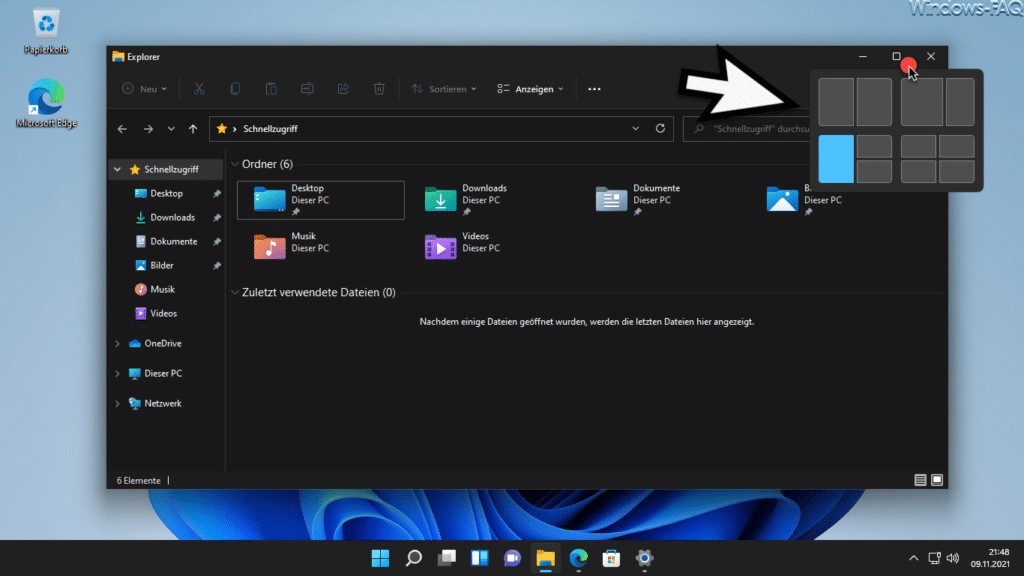 Snap Layouts Windows 11