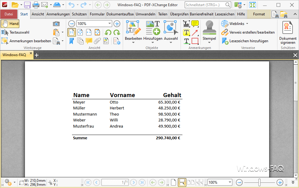 PDF in Excel umwandeln
