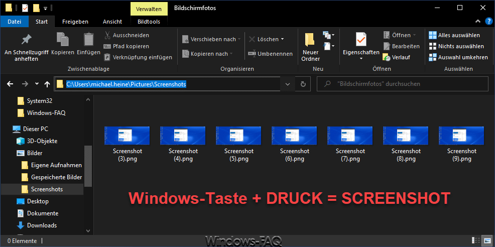 Screenshot Windows 10