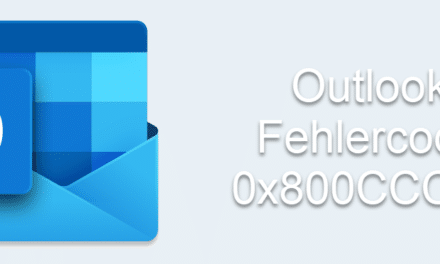 Outlook Fehlercode 0x800CCC0E