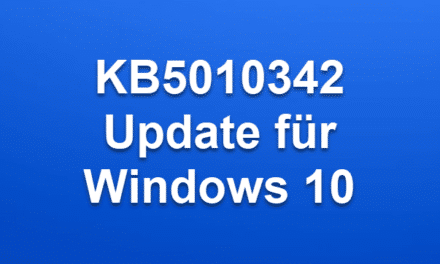 KB5010342 Update für Windows 10 Version 21H2, 21H1 und 20H2