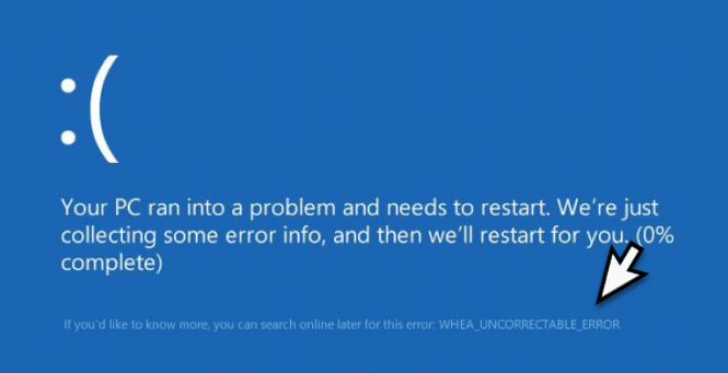 WHEA_UNCORRECTABLE_ERROR