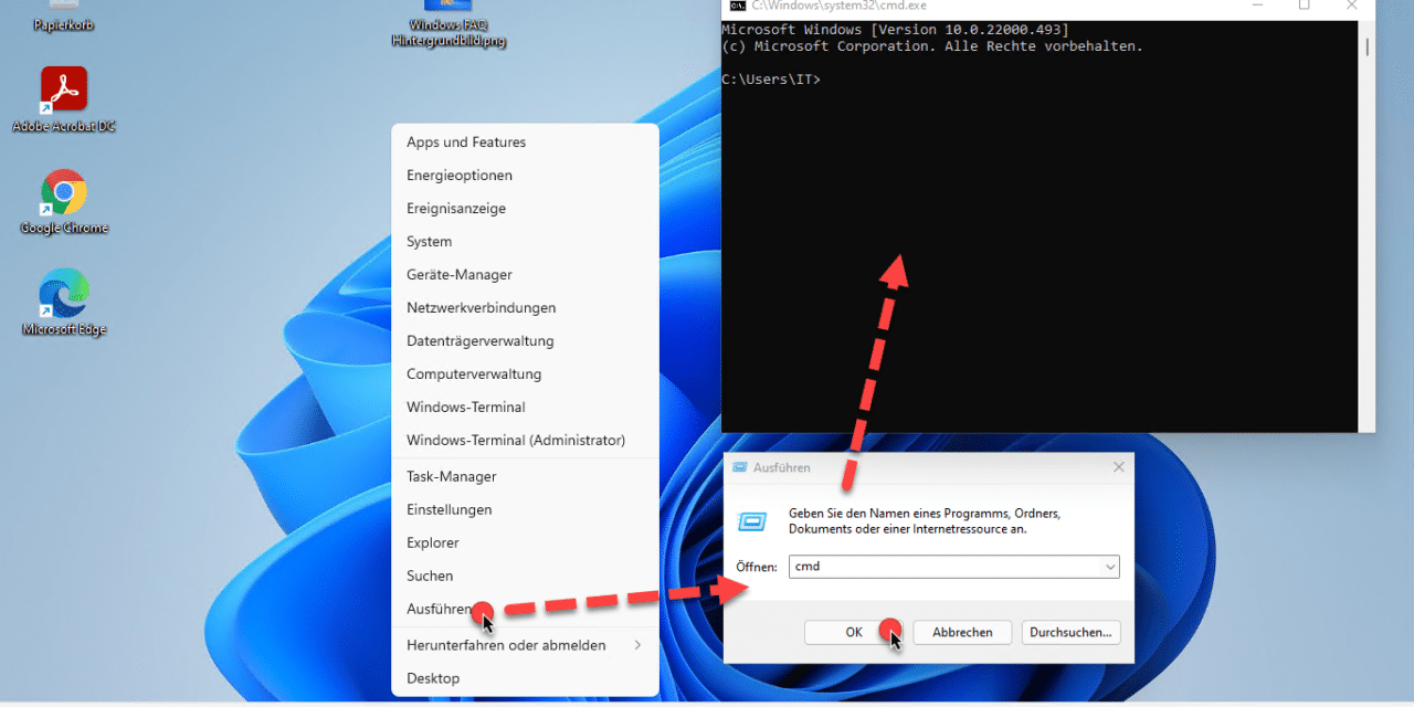 Windows 11 Eingabeaufforderung aufrufen