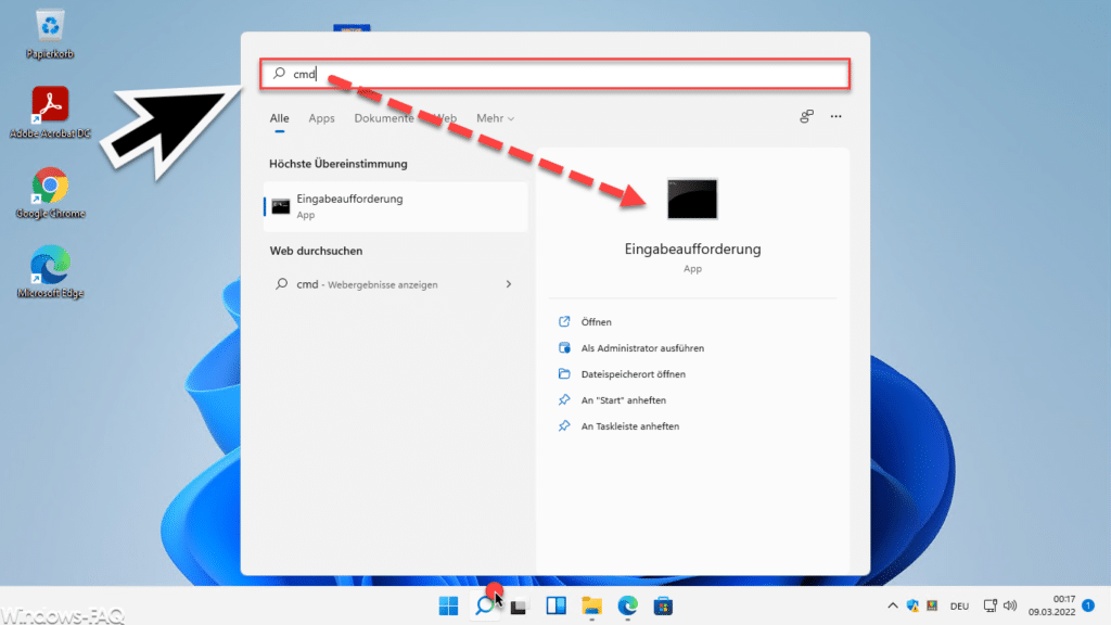 CMD Eingabeaufforderung APP