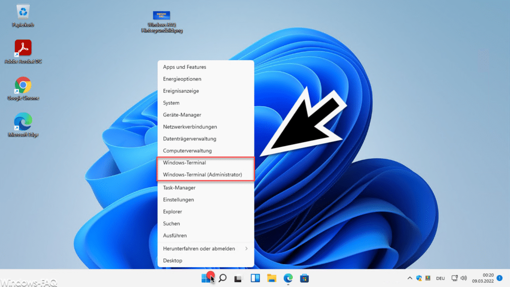 Windows 11 Windows-Terminal Start