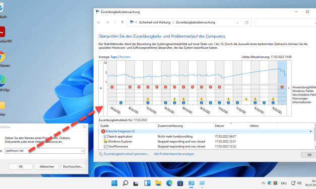 Windows 11 System Fehler feststellen