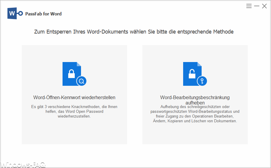 PassFab for Word