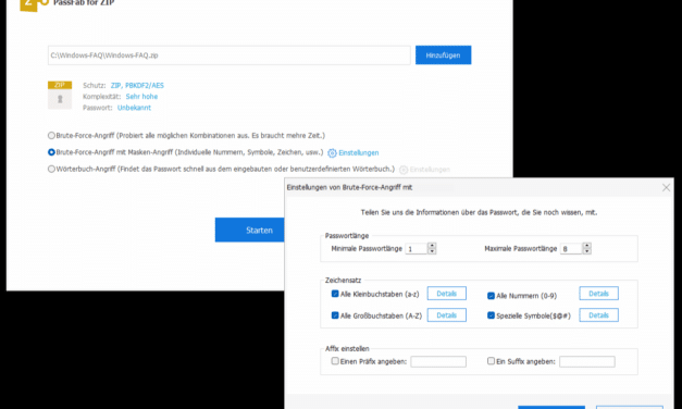 ZIP-Datei Passwort knacken – So gehts