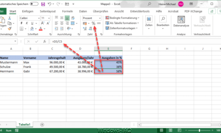 Excel Prozentrechnen