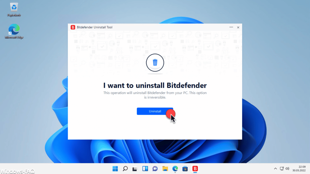 Uninstall Bitdefender