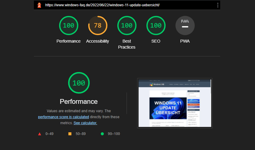 Google Pagespeed vom DIVI Theme verbessern