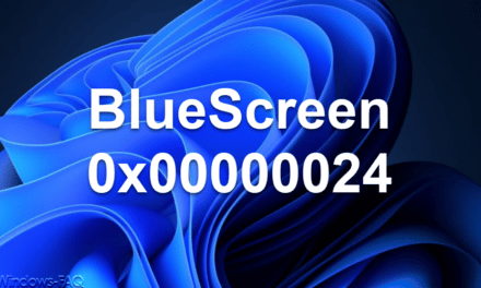 BlueScreen 0x00000024