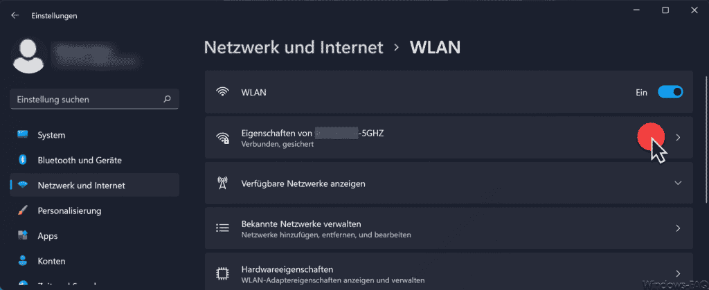 Windows 11 Netzwerk Eigenschaften