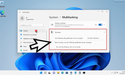 Virtuelle Desktops – Geöffnete Programm Icons auf allen Desktops anzeigen