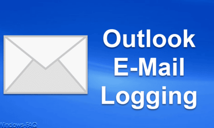 Outlook E-Mail Logging aktivieren
