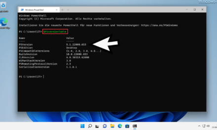 Welche PowerShell Version ist installiert?
