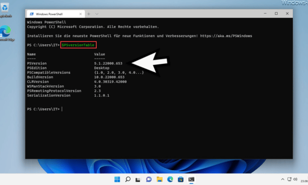 Welche PowerShell Version ist installiert?