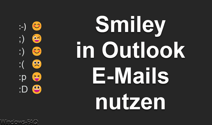 Smileys im Outlook