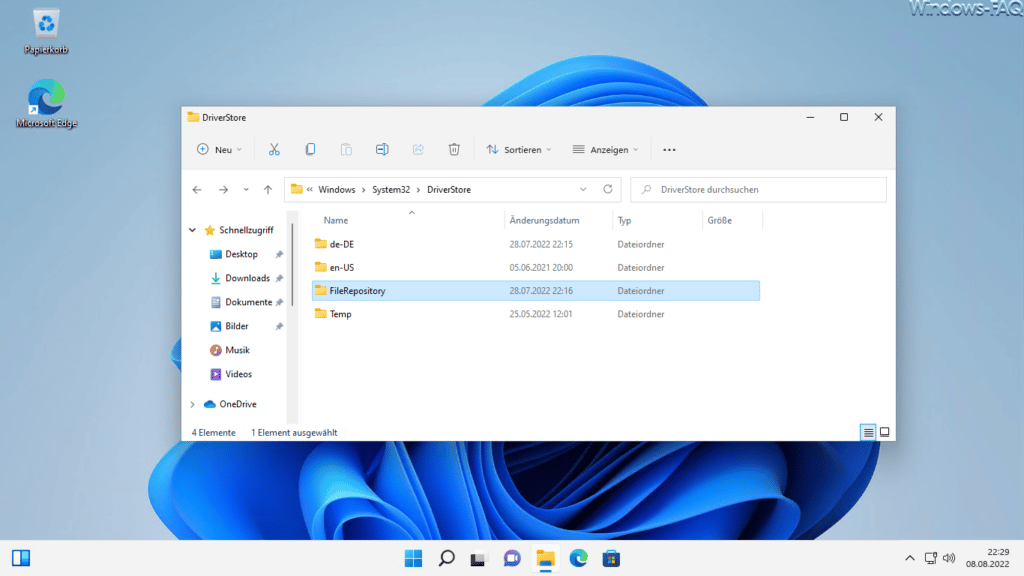 Windows 11 FileRepository