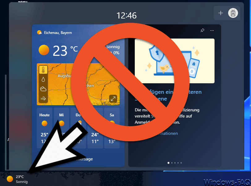 Windows 11 Wetter Widget deaktivieren